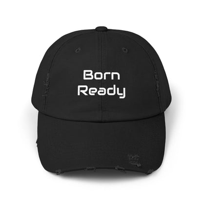 Born Ready Distressed Cap - Casual Streetwear Hat Printify