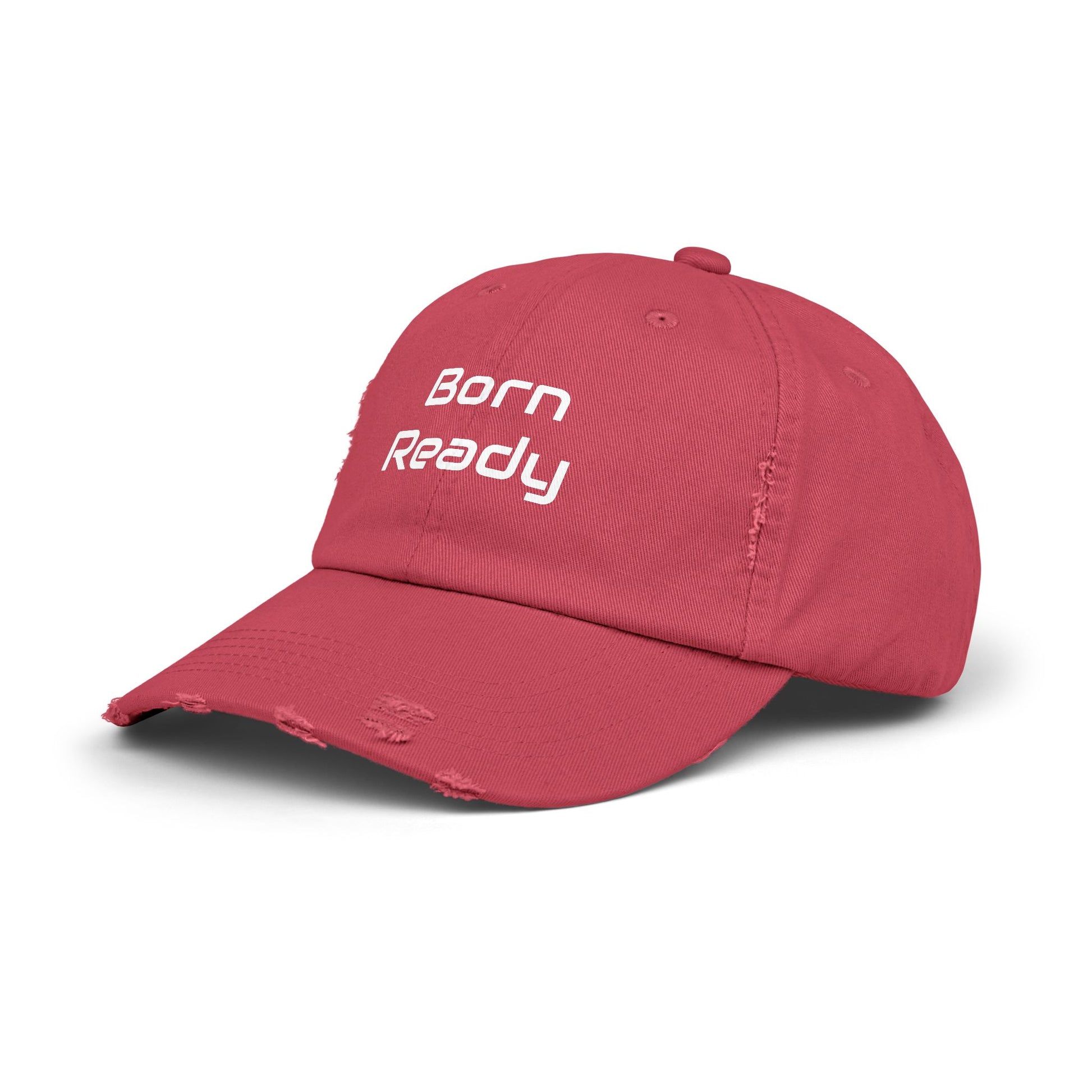 Born Ready Distressed Cap - Casual Streetwear Hat Printify