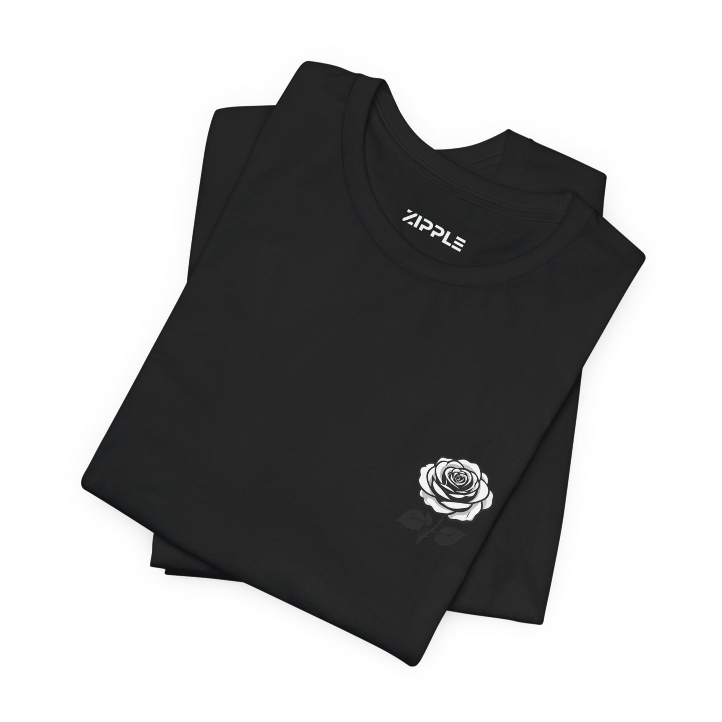 Rose and Wings Jersey Tee Printify