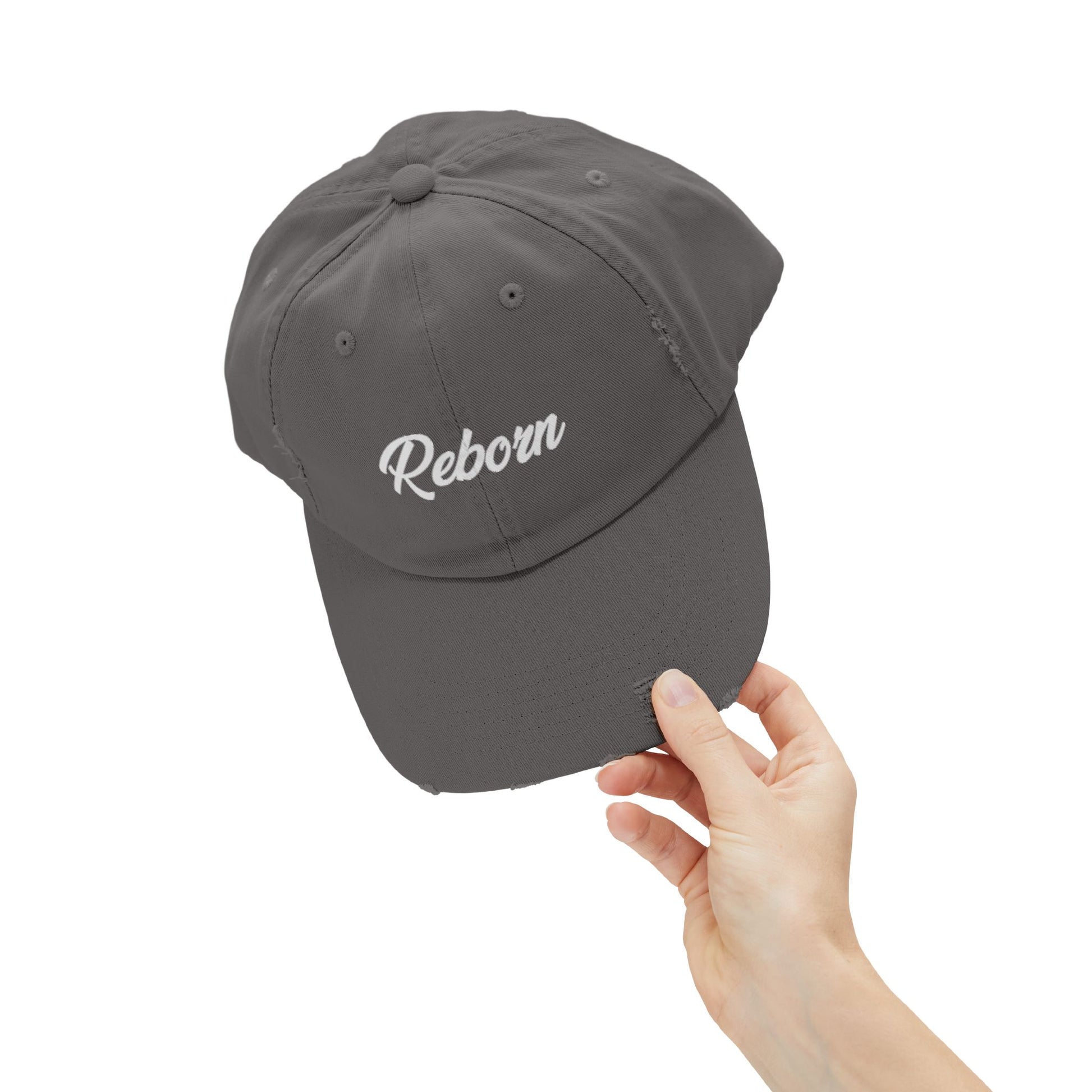 Reborn Distressed Cap - Casual Streetwear Hat Printify