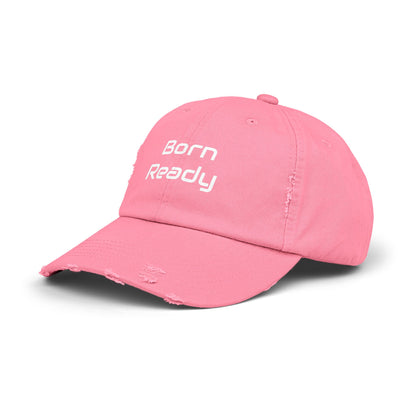 Born Ready Distressed Cap - Casual Streetwear Hat Printify