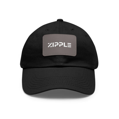 Zipple Hat with Leather Patch (Rectangle) Printify