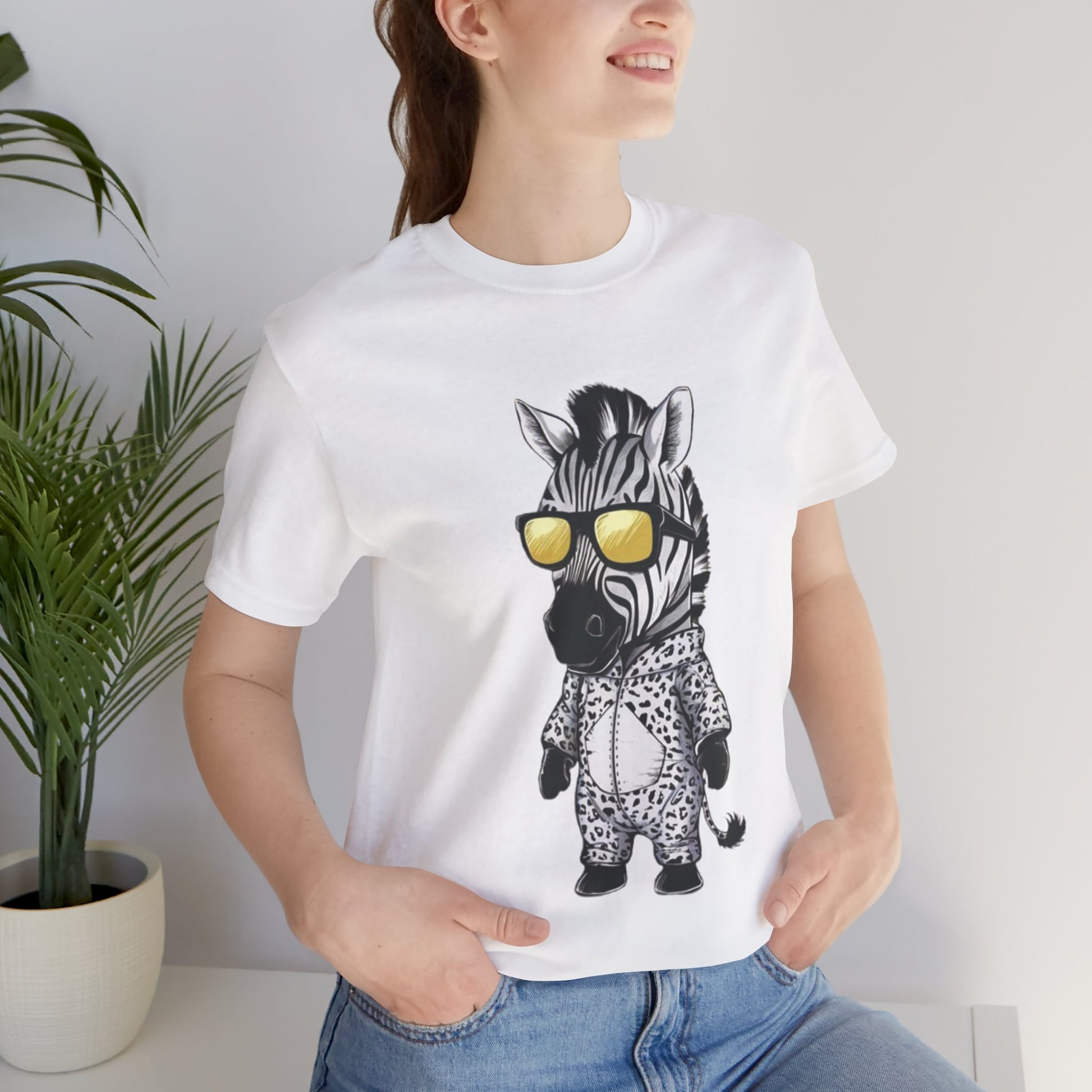 Zebra Unisex Jersey Tee Printify