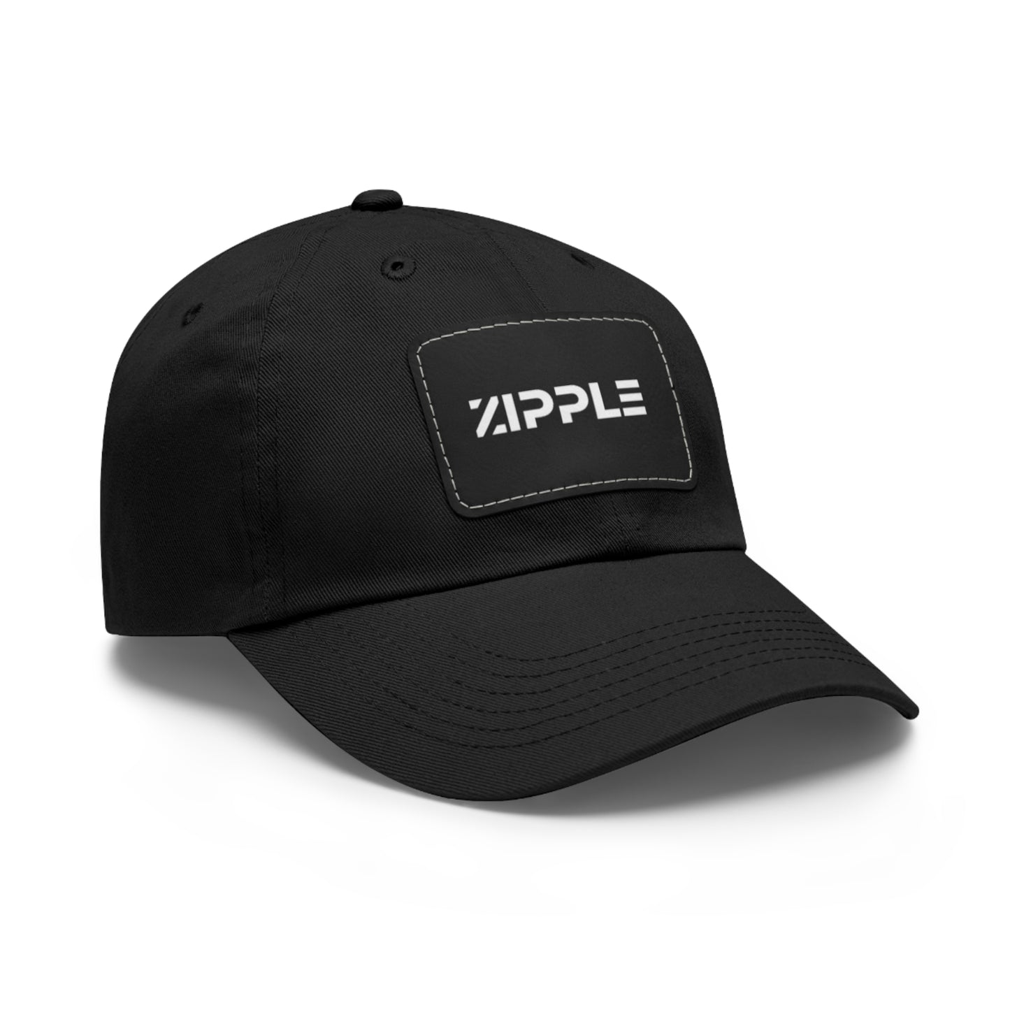 Zipple Hat with Leather Patch (Rectangle) Printify