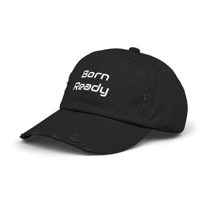 Born Ready Distressed Cap - Casual Streetwear Hat Printify