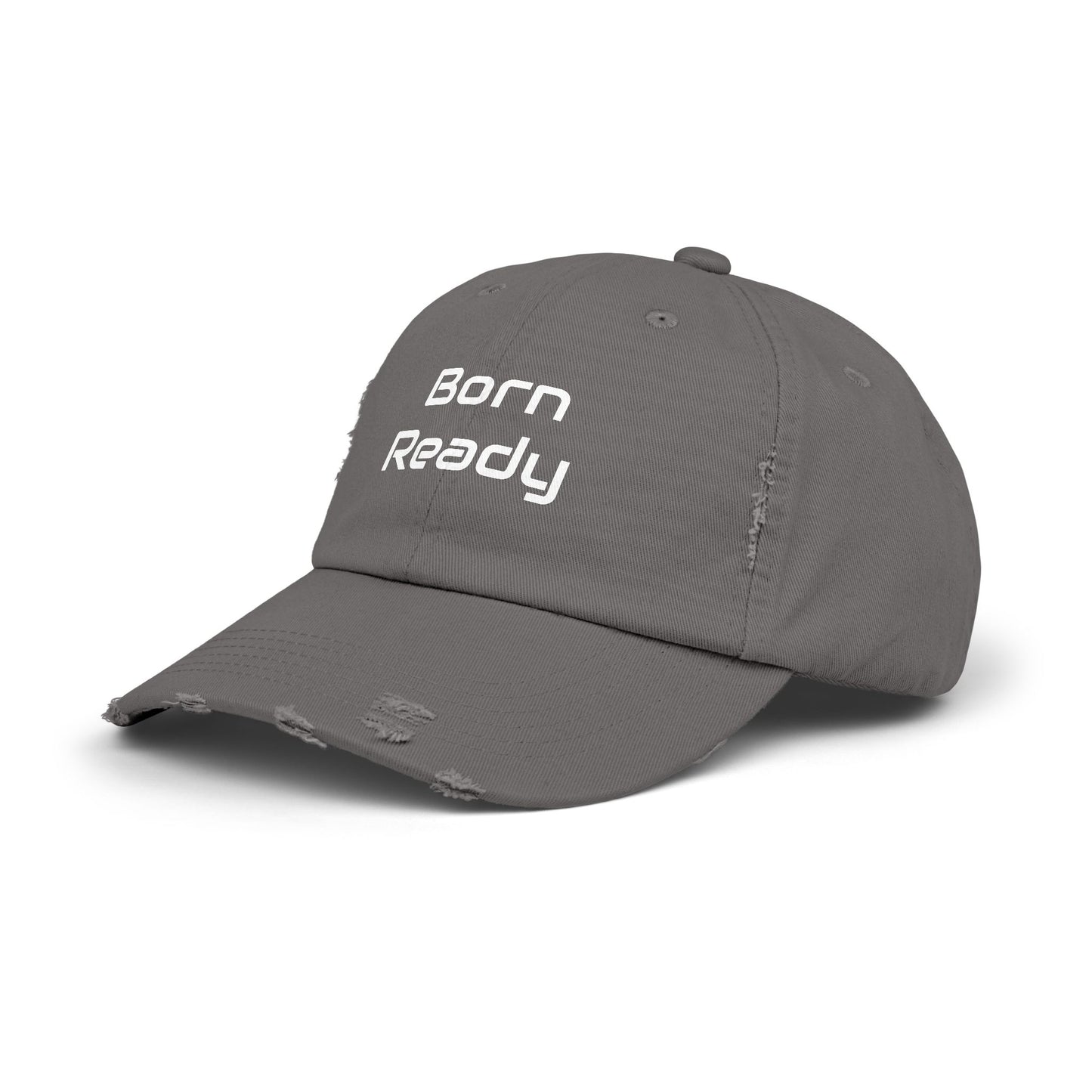 Born Ready Distressed Cap - Casual Streetwear Hat Printify