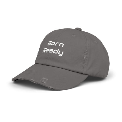 Born Ready Distressed Cap - Casual Streetwear Hat Printify