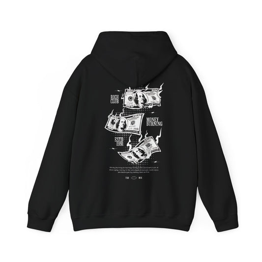 Rich Club Hooded Sweatshirt Printify