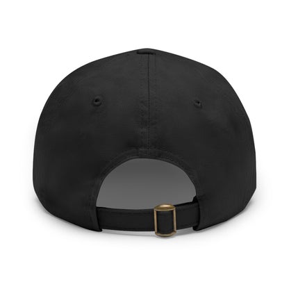 Camping Hat with Leather Patch (Rectangle) Printify