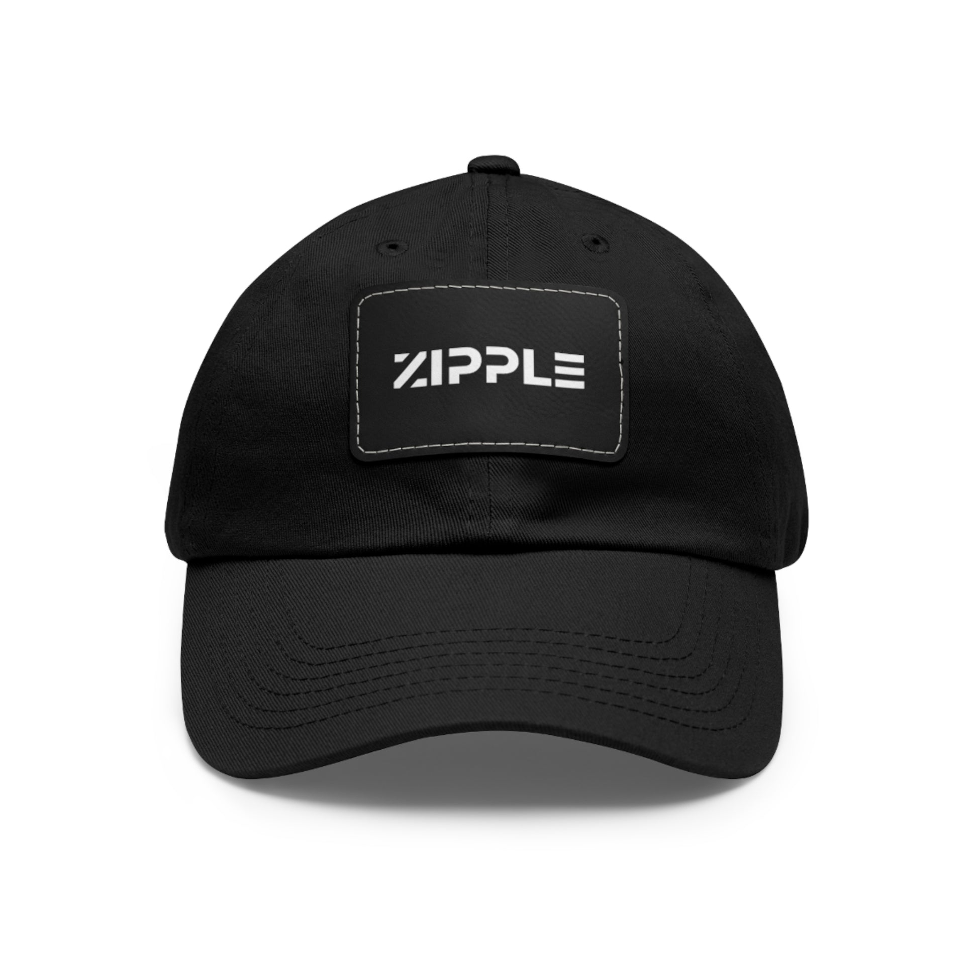 Zipple Hat with Leather Patch (Rectangle) Printify