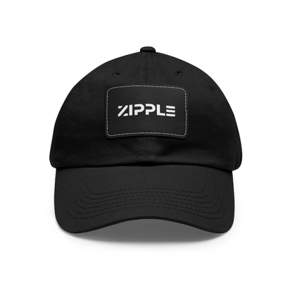 Zipple Hat with Leather Patch (Rectangle) Printify