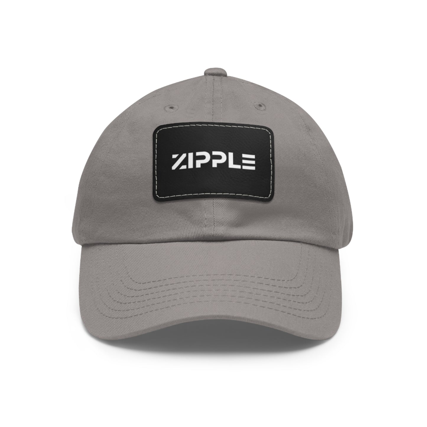 Zipple Hat with Leather Patch (Rectangle) Printify