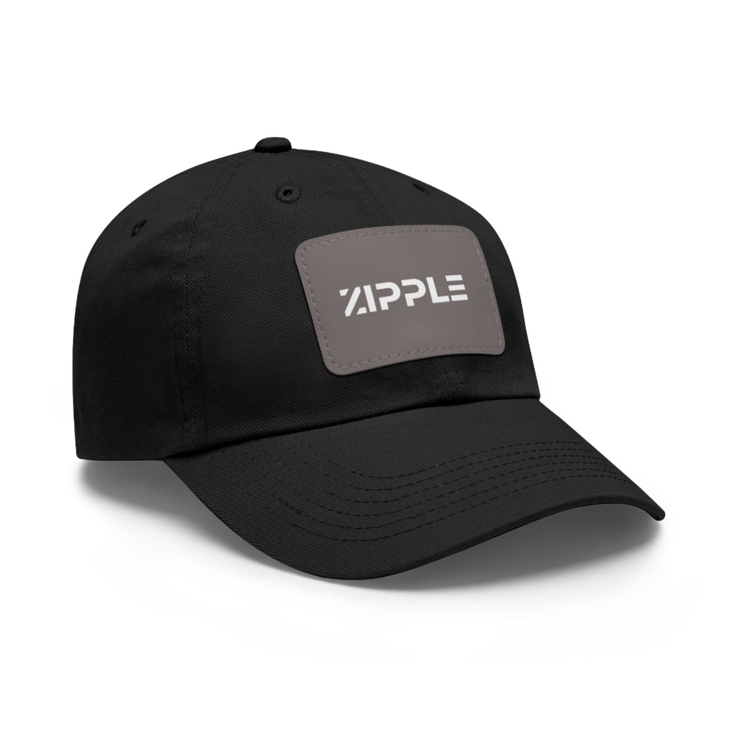 Zipple Hat with Leather Patch (Rectangle) Printify